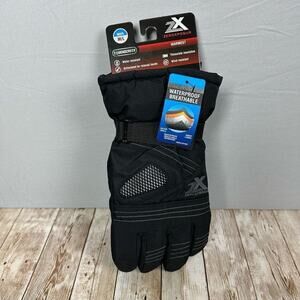ZeroXposur Snow Gloves Men’s M/L Thinsulate Waterproof Breathable Black Warmest